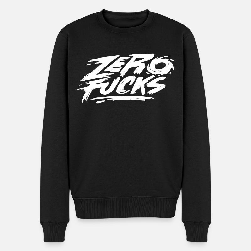 Zéro Putain - Pull Premium bio Homme - noir