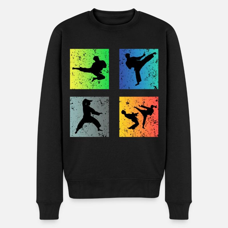 karaté - Pull Premium bio Homme - noir