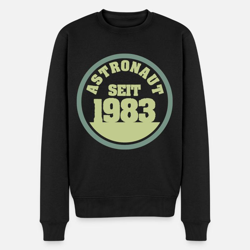 Astronaute né en 1983 - Pull Premium bio Homme - noir