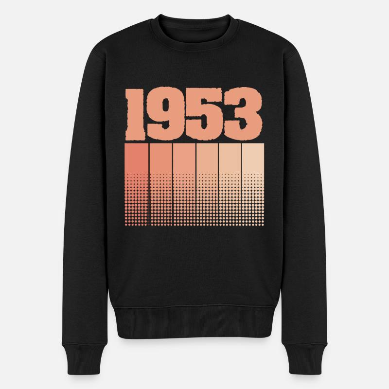 1953 - Männer Premium Bio Pullover - Schwarz