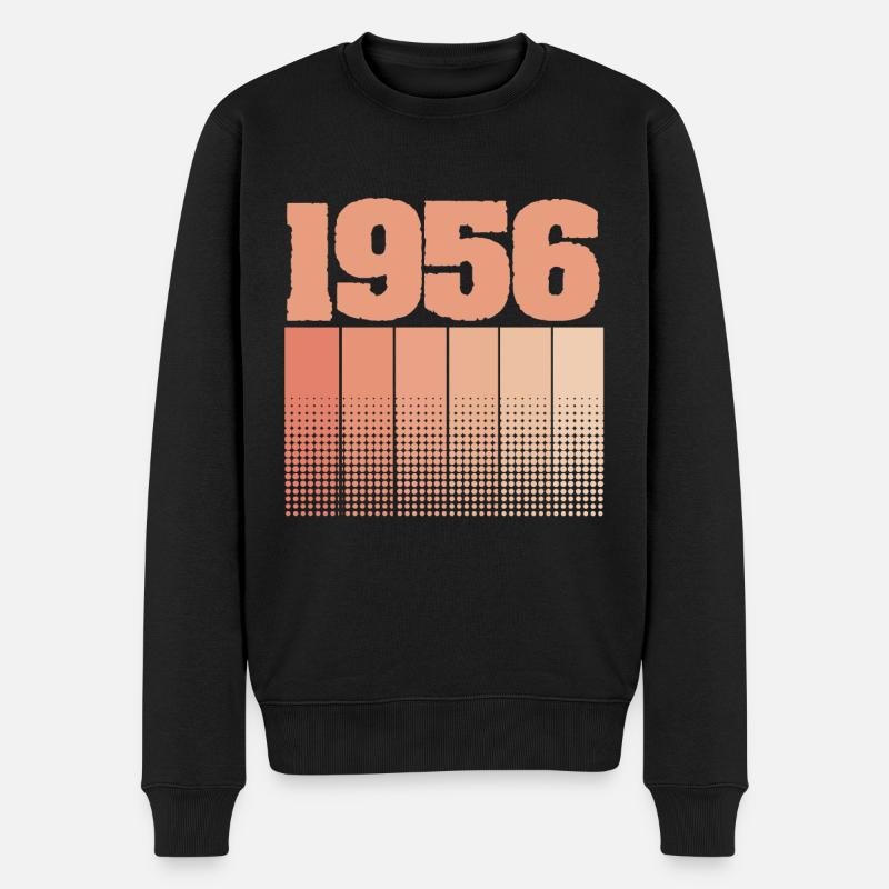 1956 - Männer Premium Bio Pullover - Schwarz