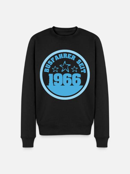 Bus 1966 - Pull Premium bio Homme - noir