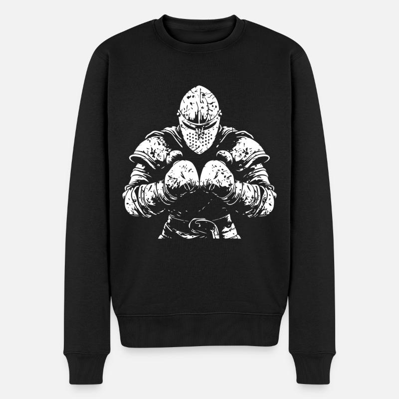 Knight Boxer Arts Martiaux MMA - Pull Premium bio Homme - noir