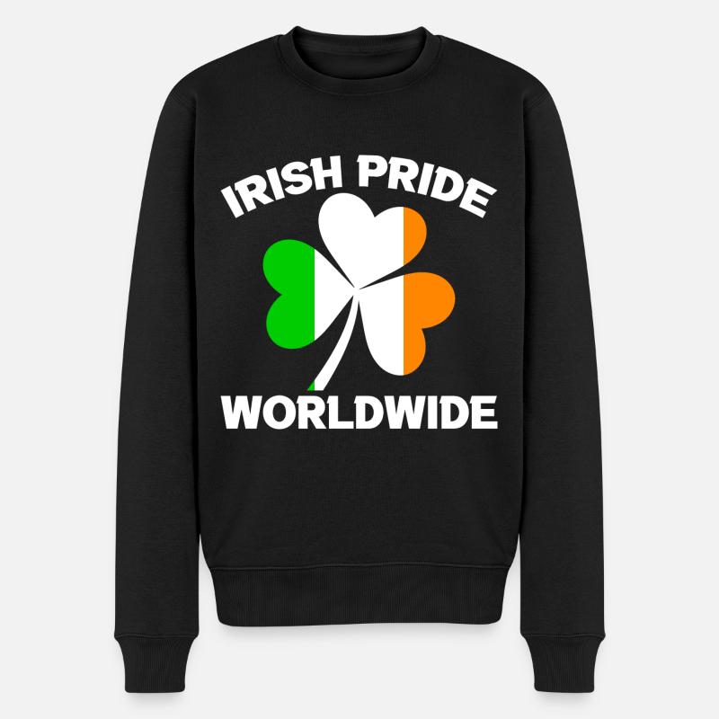 Fierté irlandaise Saint-Patrick - Pull Premium bio Homme - noir