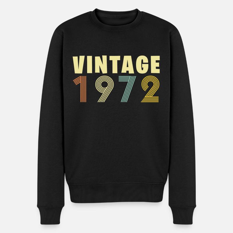 Millésime 1972 - Pull Premium bio Homme - noir