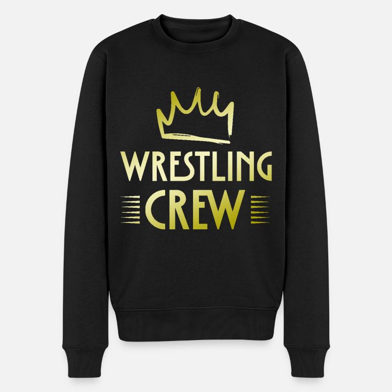 Équipe de lutte - Pull Premium bio Homme - noir