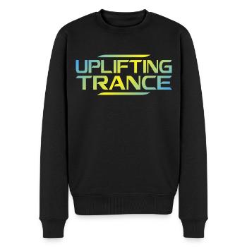 Uplifting Trance Music | Goa Psy Acid Festival - Men's Premium Organic Jumper - black - Front - Nico (187cm)