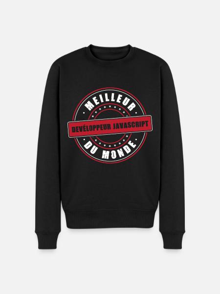 Meilleur développeur javascript profession métier - Pull Premium bio Homme - noir