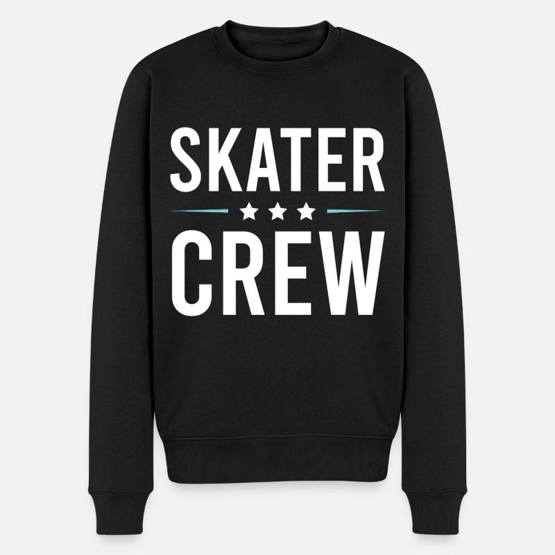 Équipe de patineurs - Pull Premium bio Homme - noir