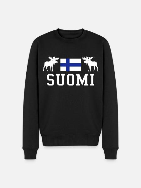 Suomi - Pull Premium bio Homme - noir