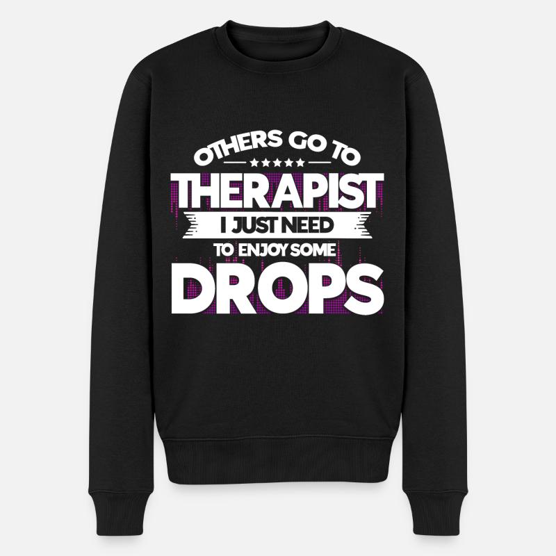 Rave Raver Dubstep Geschenk - Männer Premium Bio Pullover - Schwarz