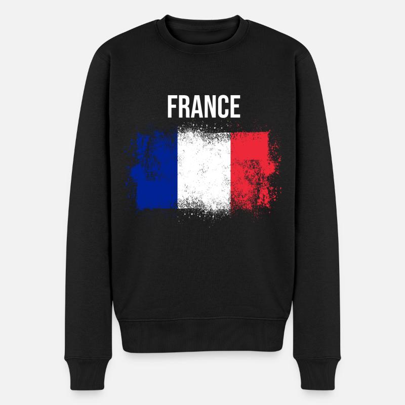 France - Pull Premium bio Homme - noir