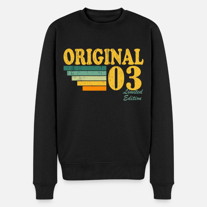 Original 2003 vintage vintage cadeau d’anniversaire - Pull Premium bio Homme - noir