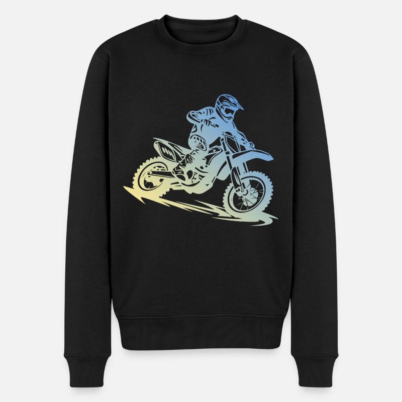 Motocross Sport - Pull Premium bio Homme - noir