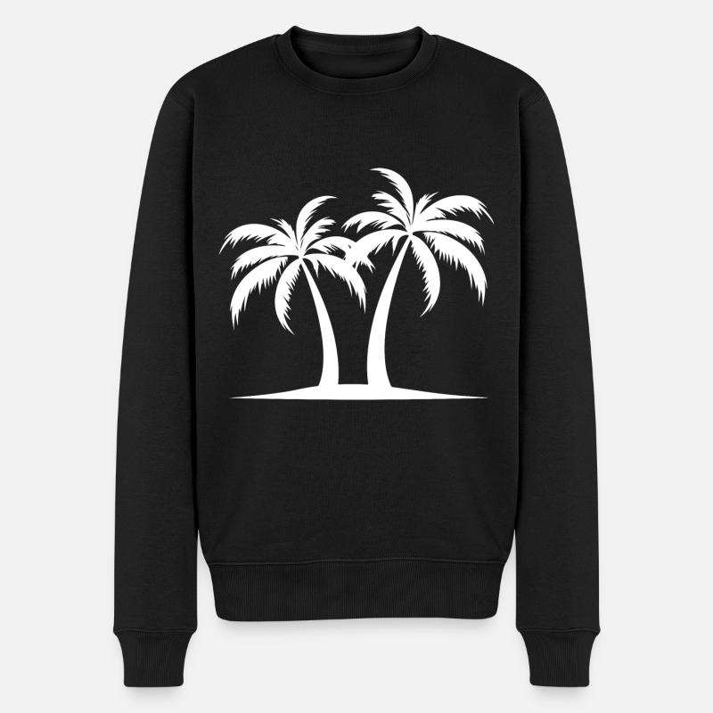 Île Palm - Pull Premium bio Homme - noir