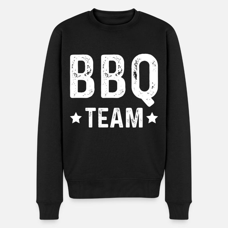 Bbq Team - Männer Premium Bio Pullover - Schwarz