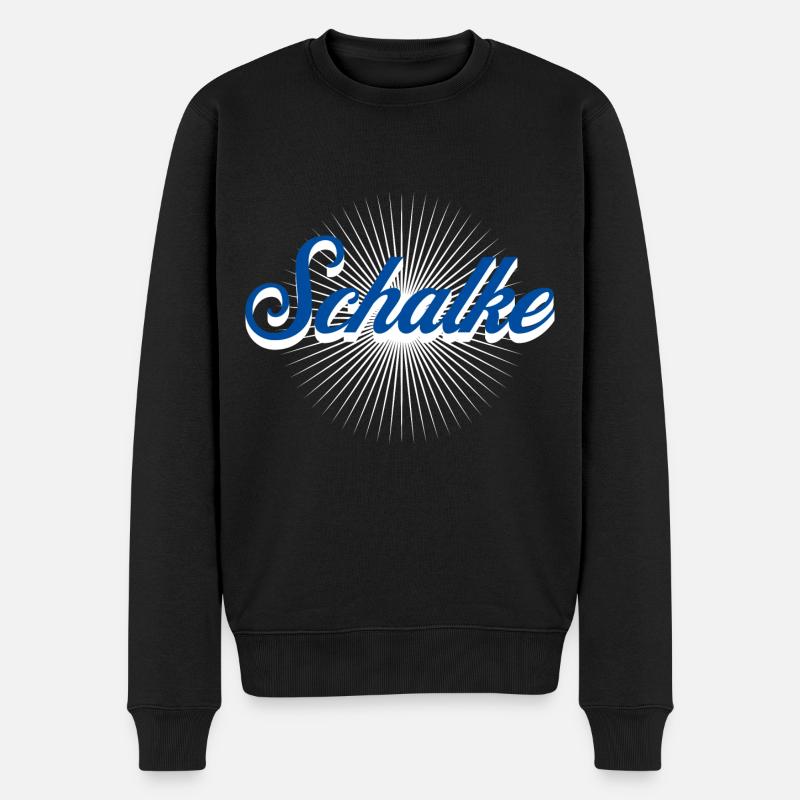 Schalke - Männer Premium Bio Pullover - Schwarz