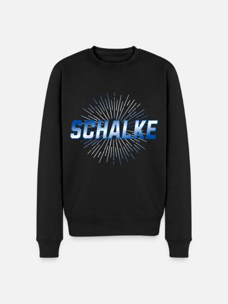 Schalke - Männer Premium Bio Pullover - Schwarz