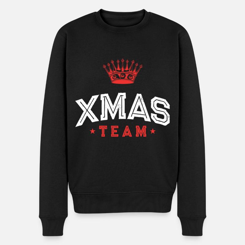 L’équipe de Noël - Pull Premium bio Homme - noir