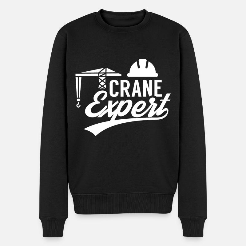 Grue expert grue grutier grutier - Pull Premium bio Homme - noir