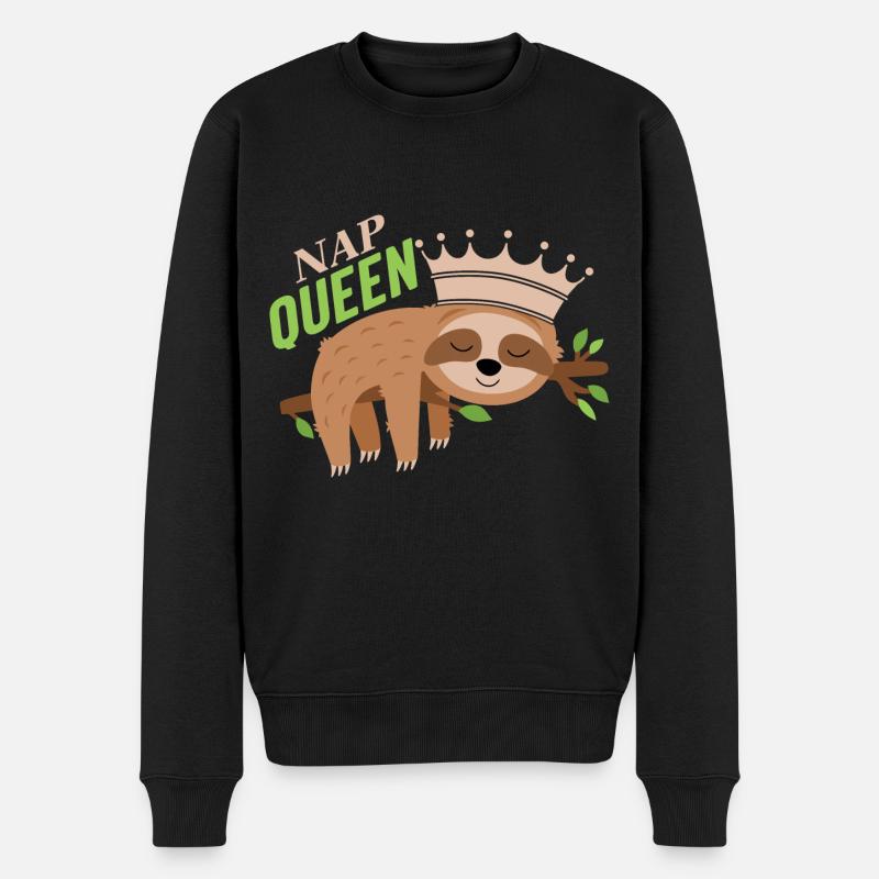 Nap Queen - Pull Premium bio Homme - noir