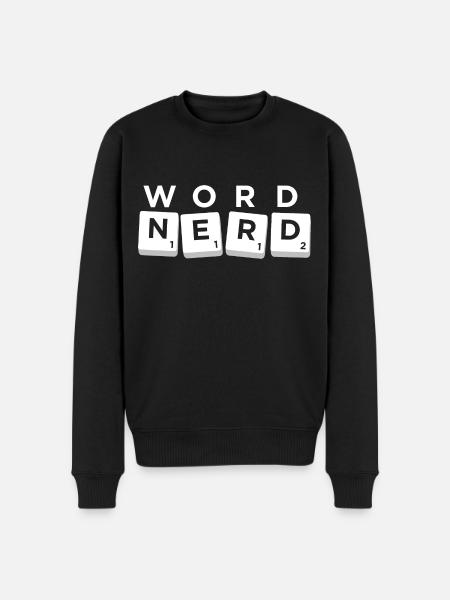 Carreaux De lettres Du Scrabble Nerd - Pull Premium bio Homme - noir