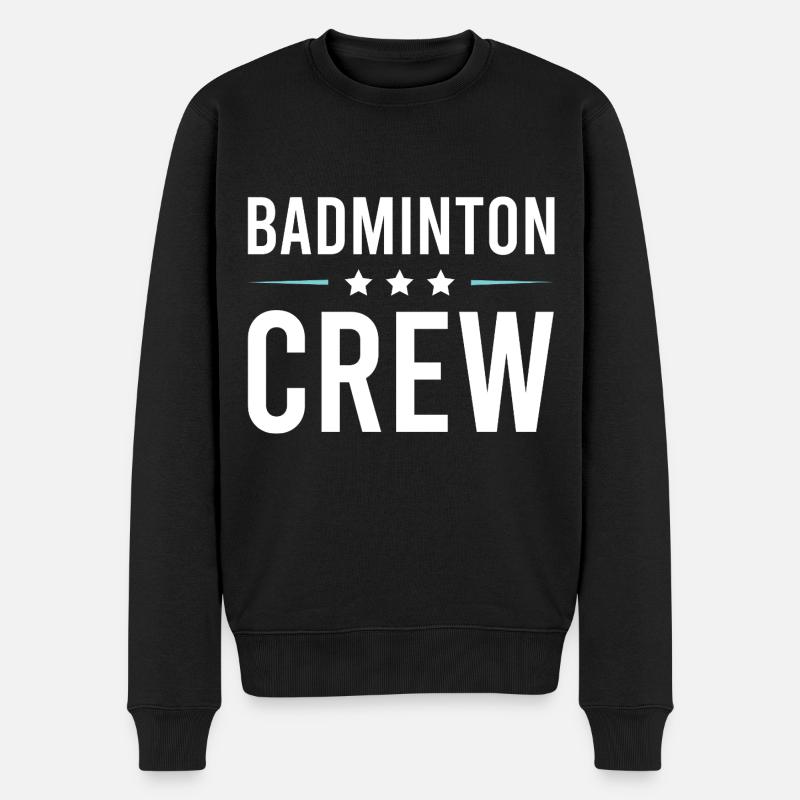 Équipe de badminton - Pull Premium bio Homme - noir