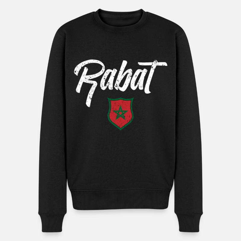 RABAT - Männer Premium Bio Pullover - Schwarz