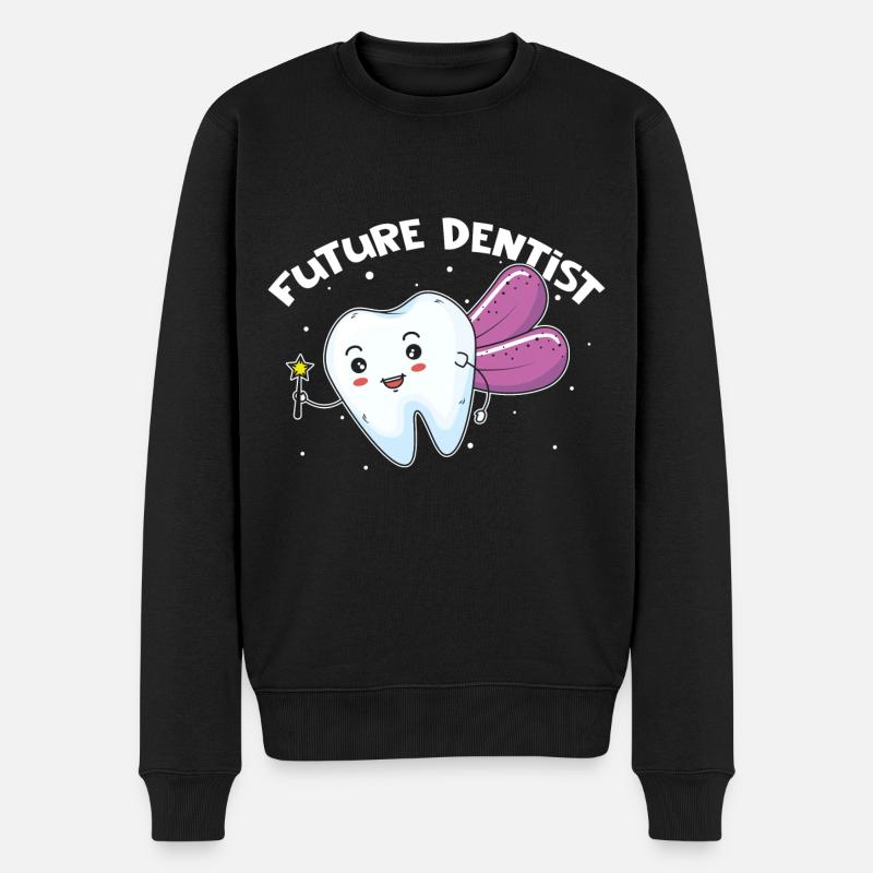 Dentiste Dentiste Dentist - Pull Premium bio Homme - noir