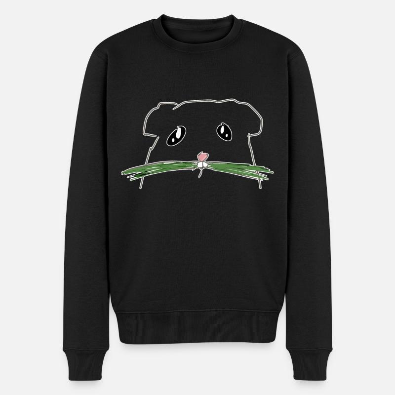 rongeur hamster - Pull Premium bio Homme - noir