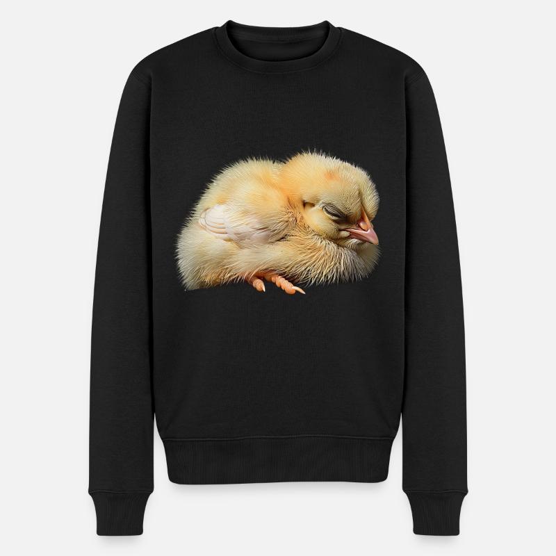 Poulet - Pull Premium bio Homme - noir