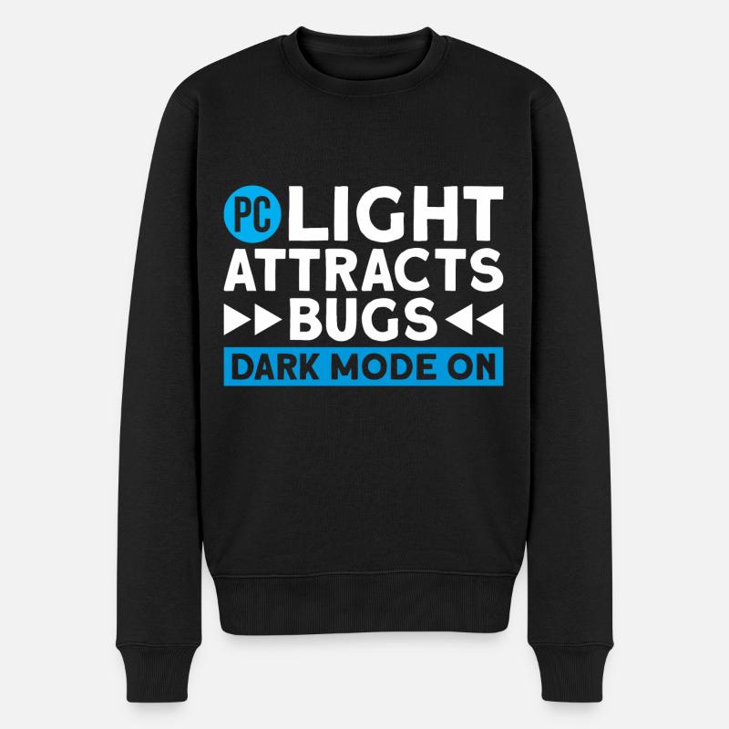 Computer Coding Programmer - Men's Premium Organic Jumper - black