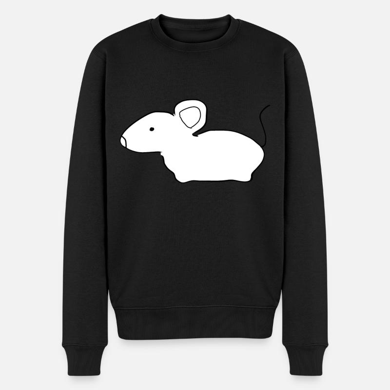 Souris Icône Animal Mignon - Pull Premium bio Homme - noir