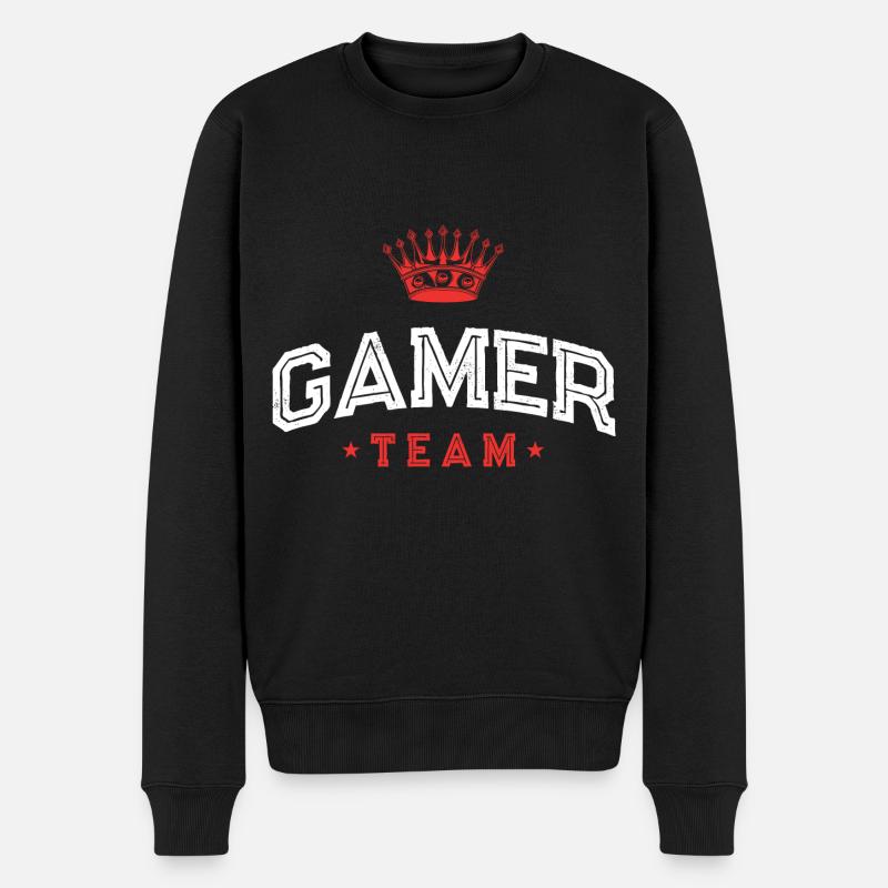 Équipe de joueurs - Pull Premium bio Homme - noir