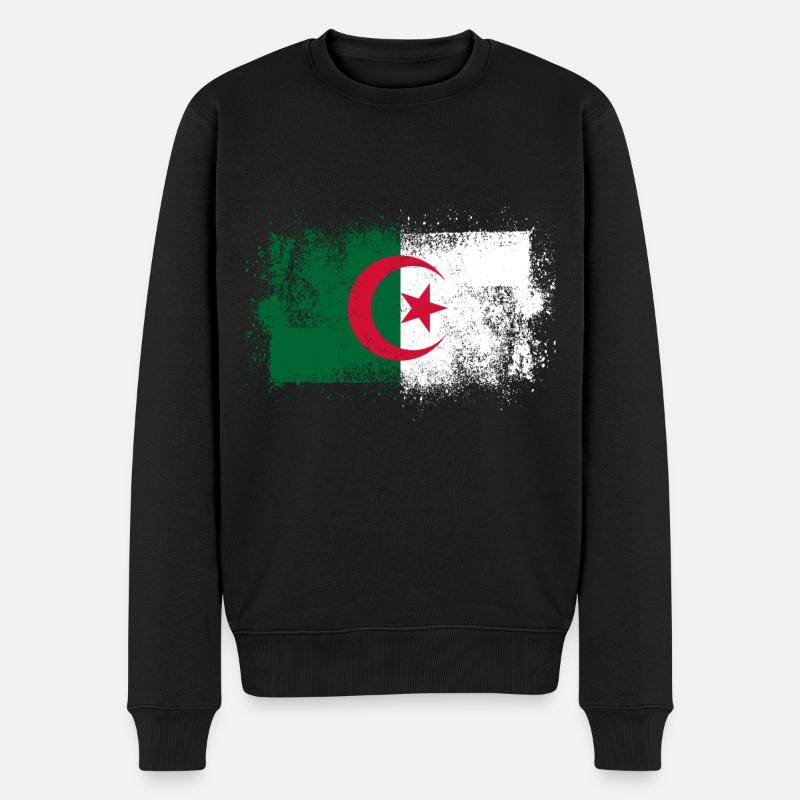 Algérie - Pull Premium bio Homme - noir