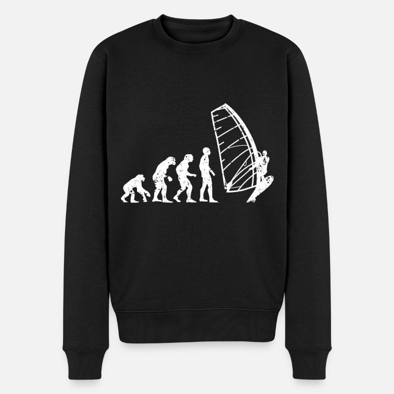 Kitesailing - Pull Premium bio Homme - noir