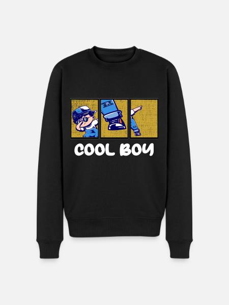 garçon cool - Pull Premium bio Homme - noir