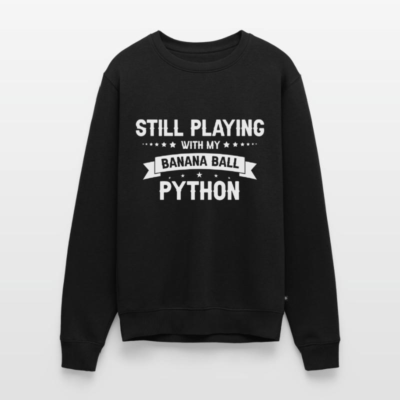 King python design for snake lovers Men's Premium Organic Jumper