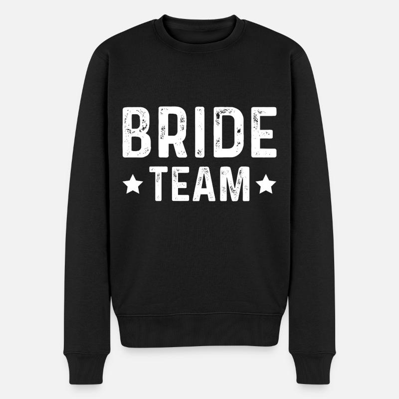 Équipe de la mariée - Pull Premium bio Homme - noir