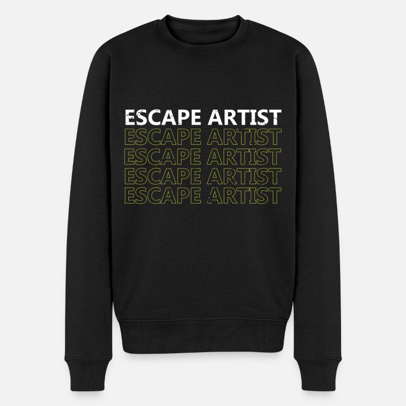 Lockpicking Lock Picking Aufsperrdienst Designs - Männer Premium Bio Pullover - Schwarz