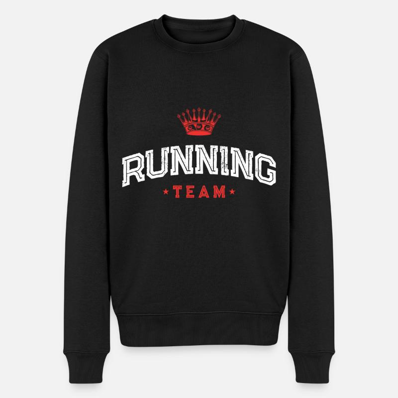 Équipe de course - Pull Premium bio Homme - noir