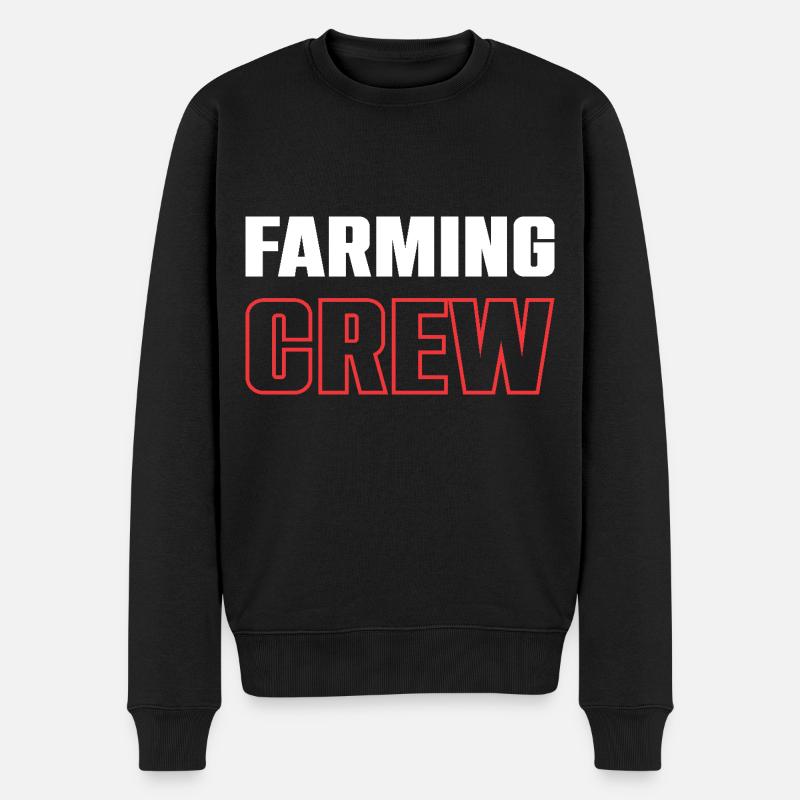 Équipe d’agriculteurs - Pull Premium bio Homme - noir