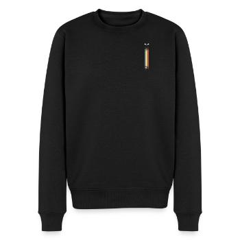 Darts - Männer Premium Bio Pullover - Schwarz - Vorne - Nico (187cm)