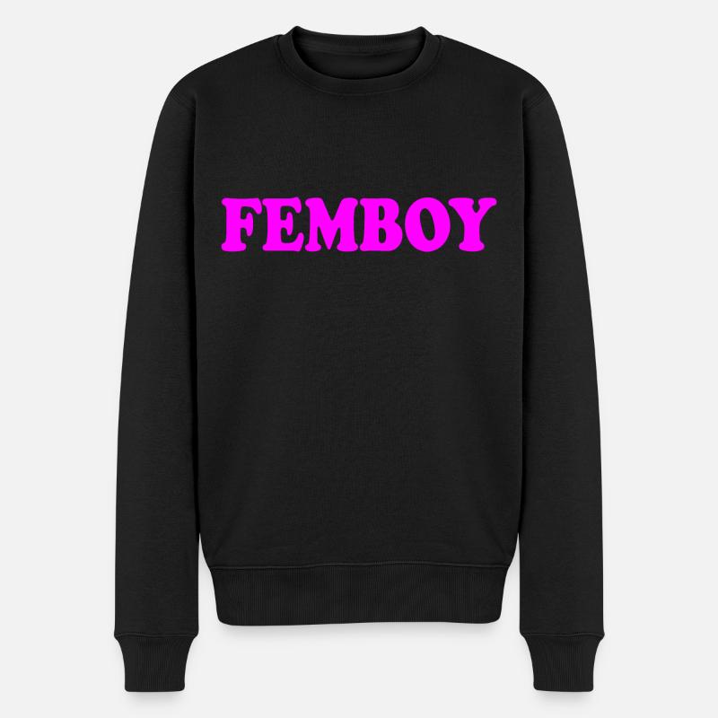 Femboy - Pull Premium bio Homme - noir