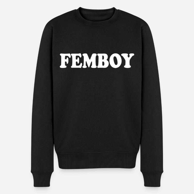 Femboy - Pull Premium bio Homme - noir