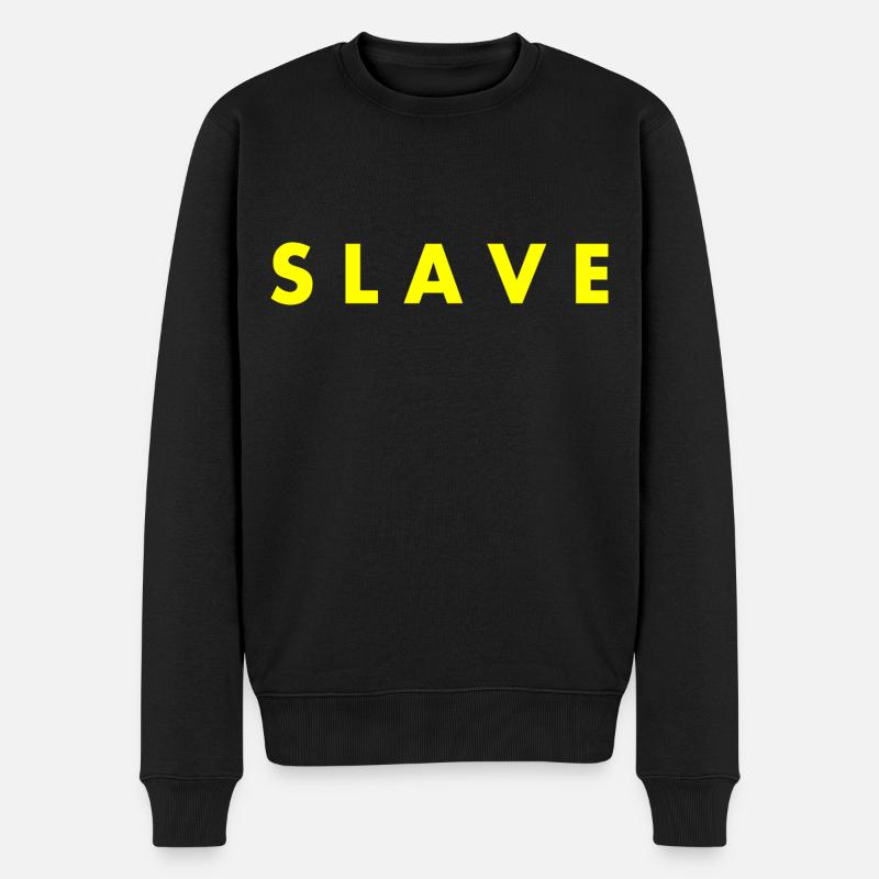 Slave - Pull Premium bio Homme - noir