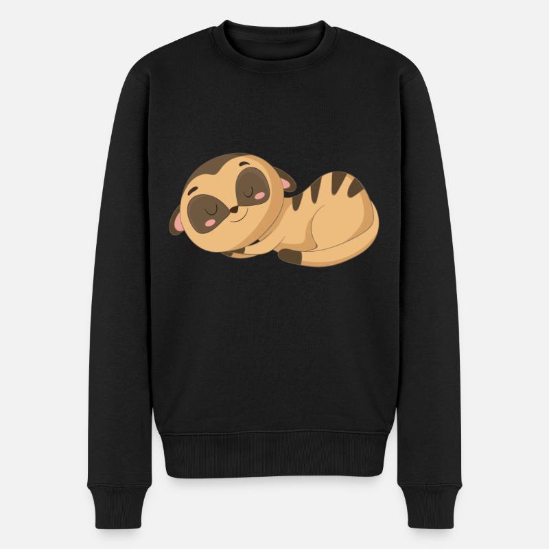 Beau suricate - Pull Premium bio Homme - noir