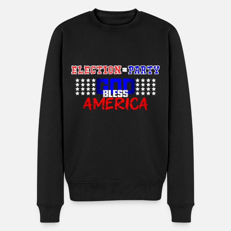 Élections= Jour de fête - Pull Premium bio Homme - noir