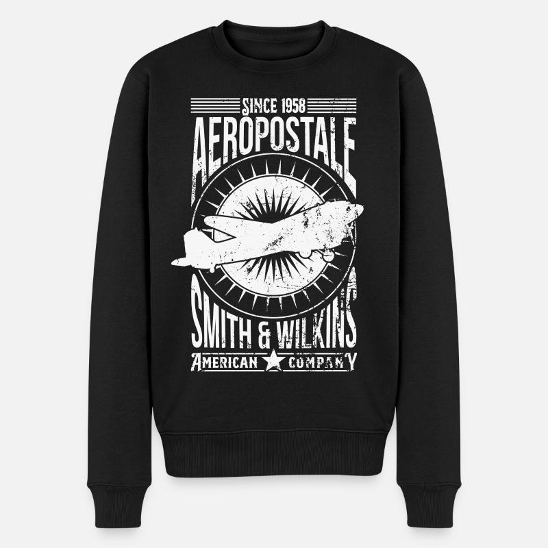 Aeropostale - Pull Premium bio Homme - noir