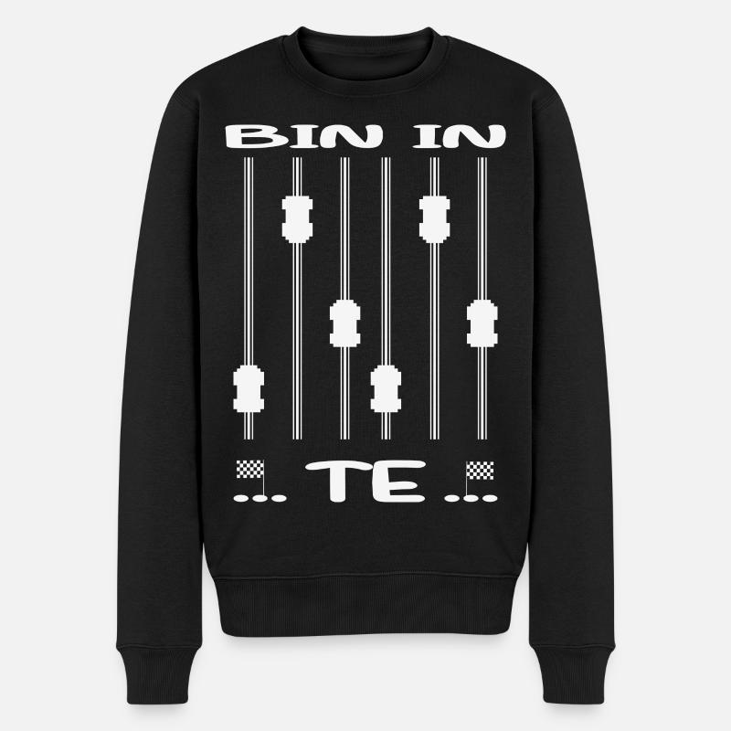 Rentner - Männer Premium Bio Pullover - Schwarz